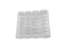 TRANSPARENTER MÜNZHALTER 8 MÜNZEN