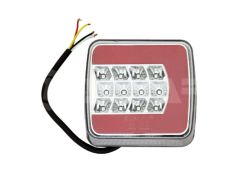 ANHÄNGER LED RÜCKLICHT LINKS 10.6X10X3.5CM 12/24V IP67 15CM