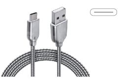 DATA- UND LADUNGSKABEL TIPE C 1 M.